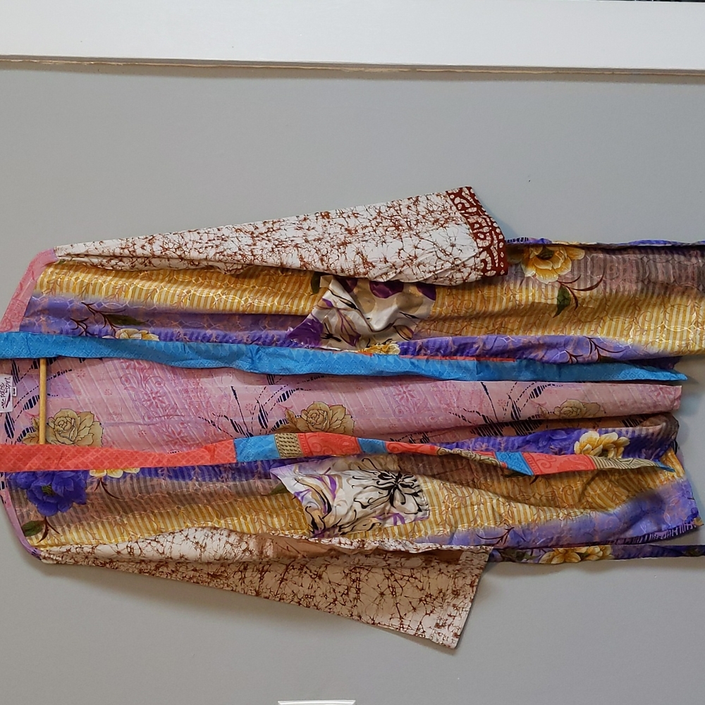 100% silk robe